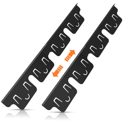 Ensemble de 2 couvercles en acier inoxydable Stove Gap