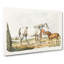 Two Horses & A Pony by Henry Alken - Wrapped Canvas Painting-55372138