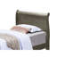 Lit simple traditionnel gris pour les espaces confortables