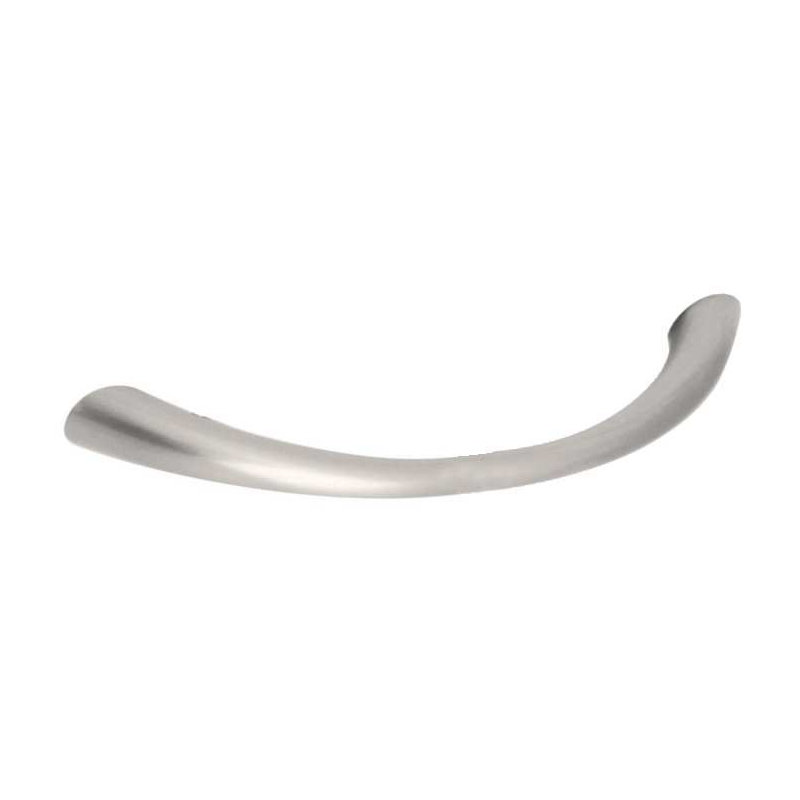 Poignée arquée effilée 2 1/2 po, Nickel satiné, 1 pack