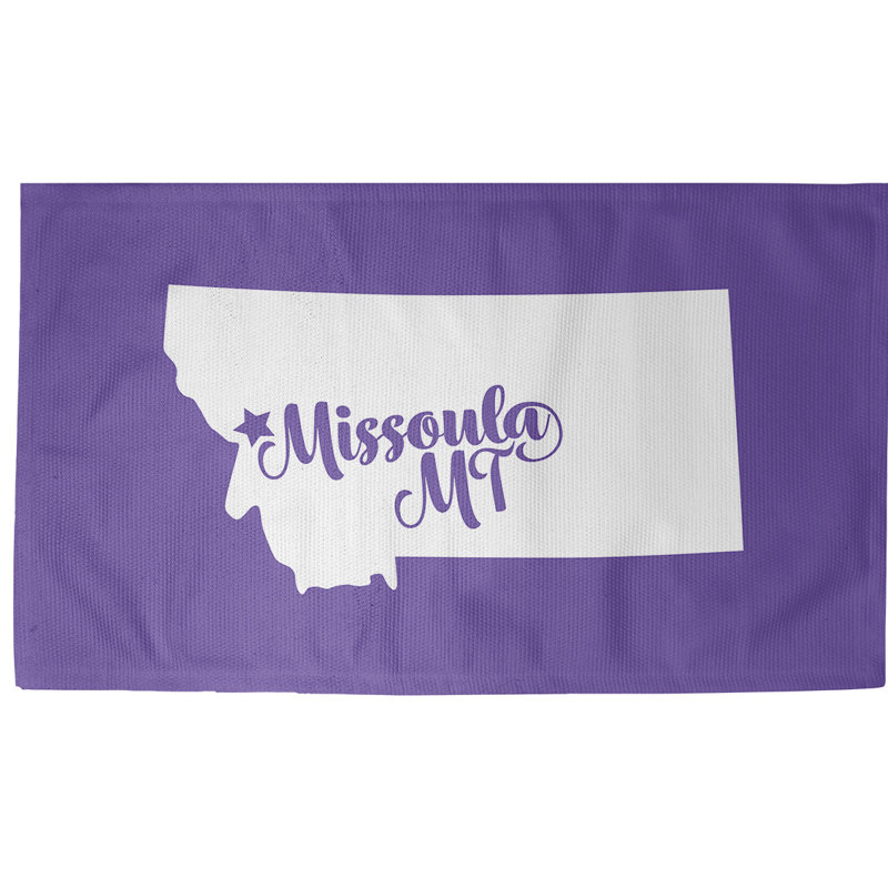 Tapis de zone mauve montana missoula, Rectangle 2 pi x 3 pi