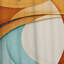 Rideau obscurcissant orange Mid Century-107832010