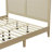 Behre Woven Rattan Cane Solid Wood Bed-304232235