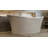 DreamLine Continuum 66 in. L x 36 in. W x 27 3/8 in. H Acrylic Double Slipper Freestanding Tub, Matte Black-118166218