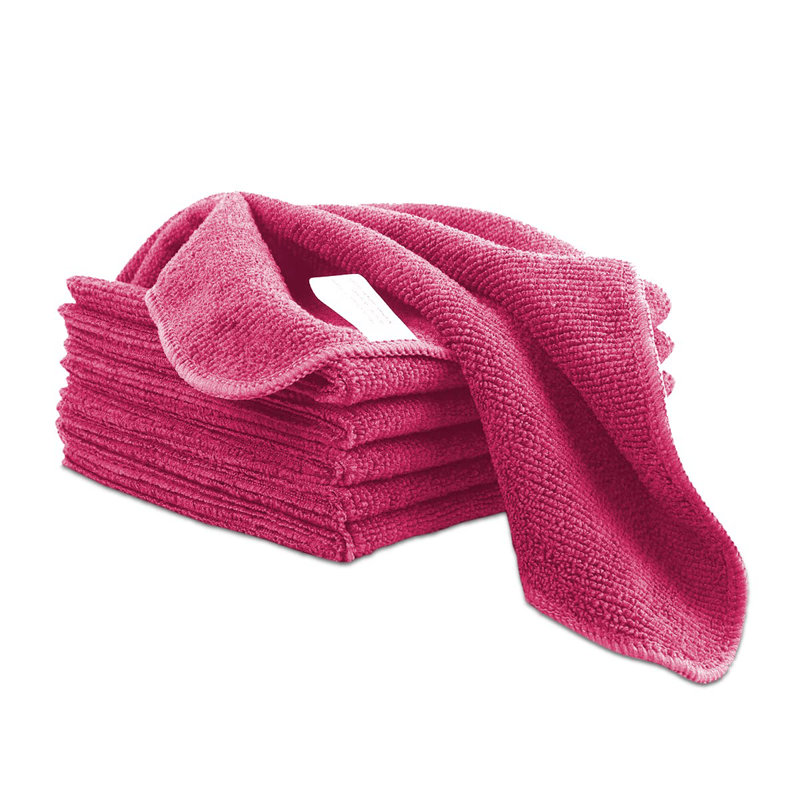 Tissu de microfibre, 8,03 po x 8,30 po, Rose