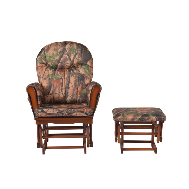 Fauteuil oscillant avec repose-pieds Dake Camouflage