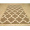 Brown Hand-Knotted Wool Quatrefoil Lattice Geometric Modern Contemporary Carpet Rug