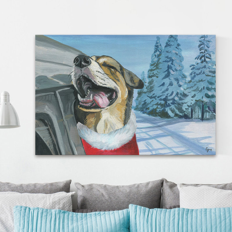 Car Ride by Eyre Tarney - Wrapped Canvas Painting, 76cm H x 114cm W x 3.81cm D