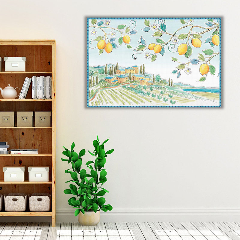 Méditerranée brise I - reproduction d'art sur toile, H 20 po x l 30 po