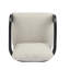 Chaises de salle à manger rembourrées Modern (ensemble de 2) - Coussin lombaire mobile, structure en bois d'hévéa robuste-989232047-989232046