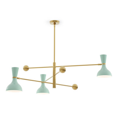 Luminaire suspendu Spoutnik 3 lumières Clare