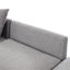 Canapé modulaire 85,4 po Canapé modulaire en U Canapé-lit Canapé-lit en L avec repose-pieds mobile et deux ports USB pour le salon, gris clair-1867160851