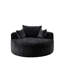 Siège-lit en chenille de 55 po de hauteur, sans assemblage, pour salon, chambre à coucher, salon, chaise avec coussin de projection, longueur 55 po, assemblage requis, vivant, avec fonctionnalité