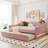 Teddy Fleece Upholstered Daybed With Light And Trundle-2087817687-2087817684
