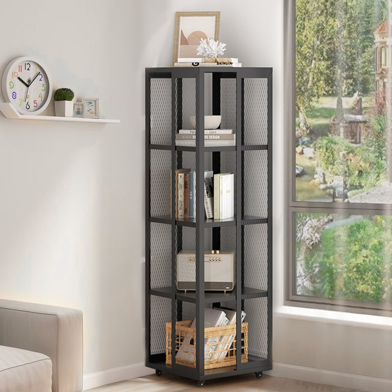 138.5cm H x 40cm W Steel Corner Bookcase