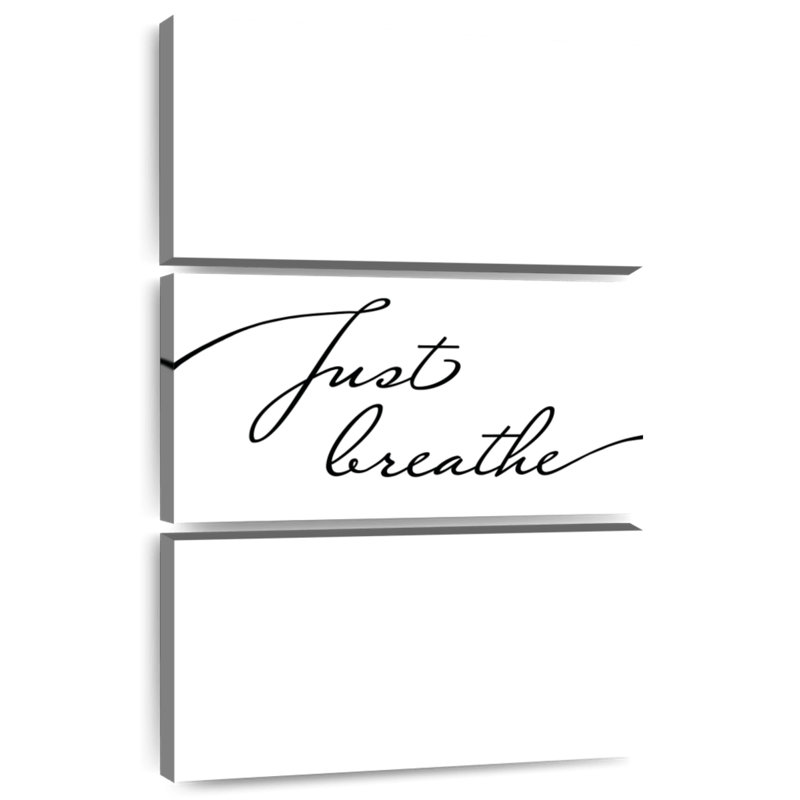 Tergel Minimalist Just Breathe, H 45 po x l 28 po