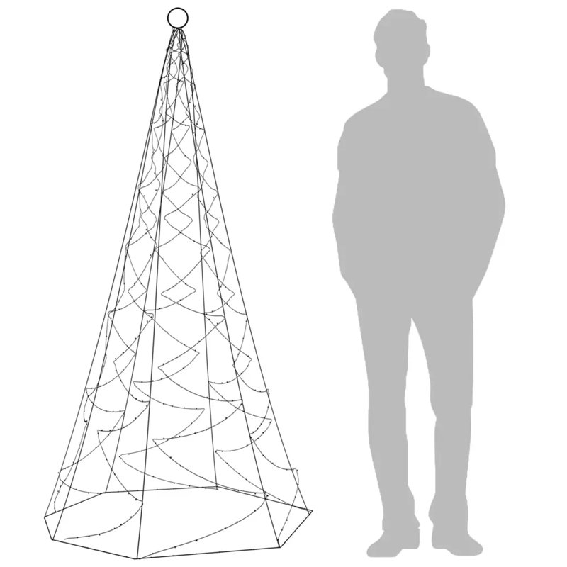 Christmas Tree Lighted Display