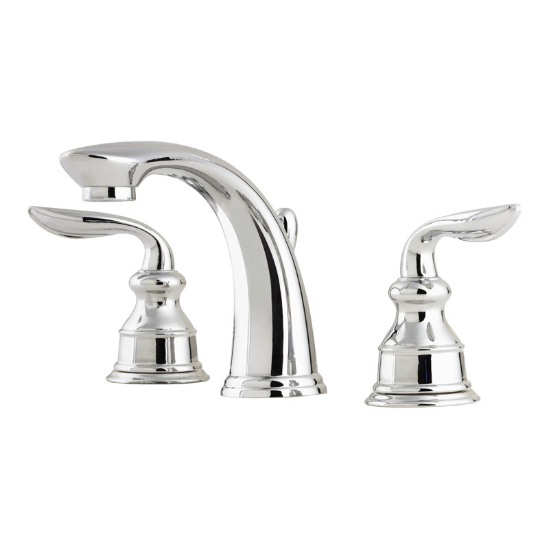 Robinet de salle de bain espacé avec ensemble de drain Avalon-Bath, Chrome poli