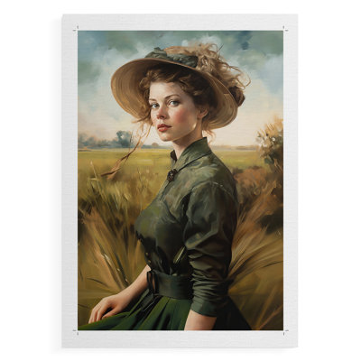 WOMEN Series DCCCLXX  -Premium Canvas Print Only - NOT FRAMED -Ready to Hang