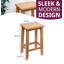 Solid Wood Counter Stool