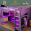 Lit mezzanine Wood-1266917480