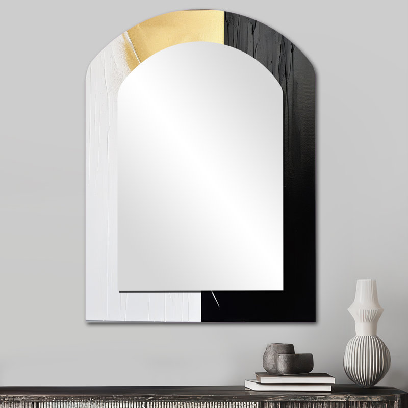 Minimal Joy In Black And Gold IV, 34 po x 25 po