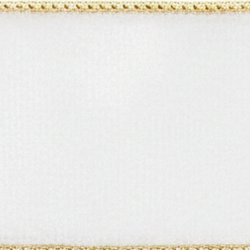 Ruban de velours, H 0,2 po x l 360 po x P 2,5 po, Blanc