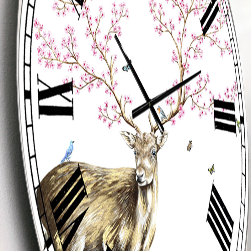 Horloge murale cerise Cherry Blossom, Petit