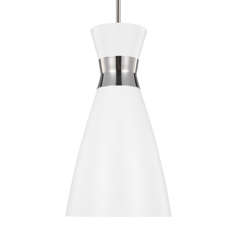 Agata 1 - Light Single Pendant, Polished Nickel