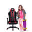 DIABLO CHAIRS Black/Red Executive Chair with Wheels
