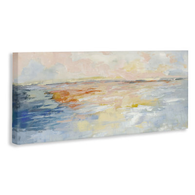 «Vast Abstract Sea Sunrise», art mural par Jacob Q