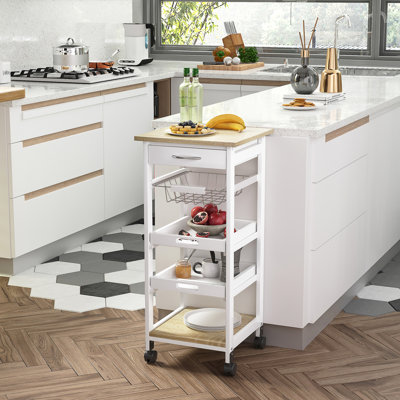 14.22 " W Kitchen Cart