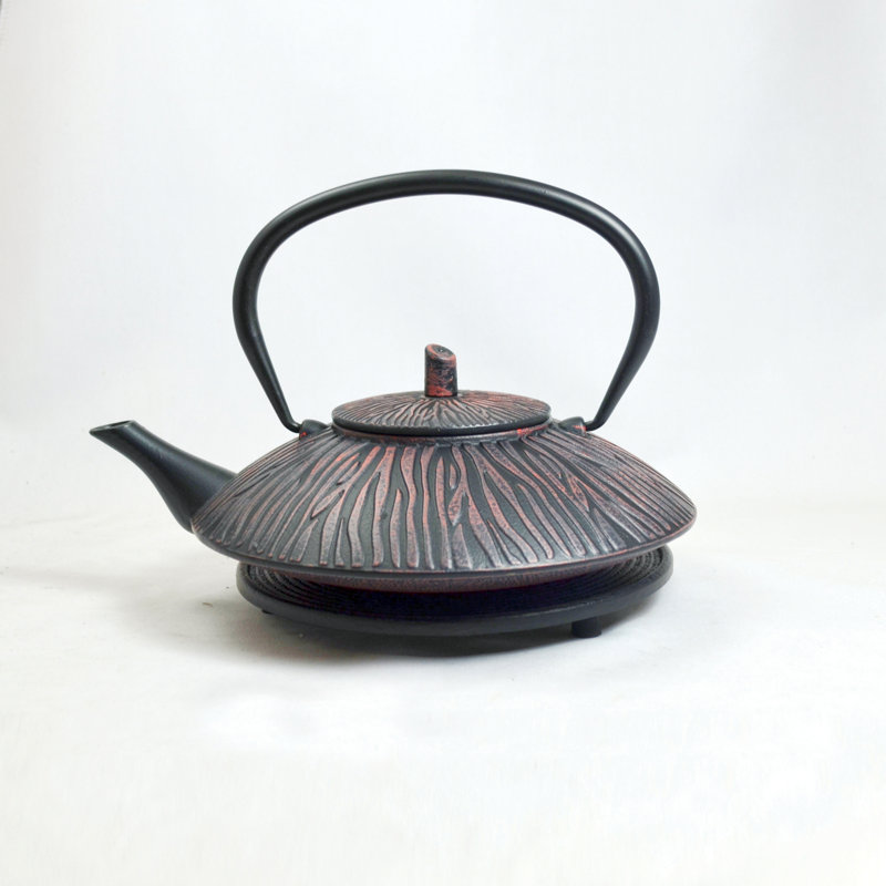 Bloomsbury Market Clothilde 1ml Solid Colour Teapot, Red/Black