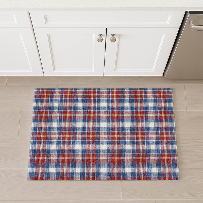 Machine Washable Indoor/Outdoor Chantille Americana Rug, 1'8" x 2'6"