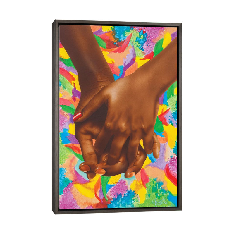 Impression « old fashion Love » par Fred Odle-impression, H 26 po x l 18 po x 1,5 po, Toile encadrée de bois rustique foncé