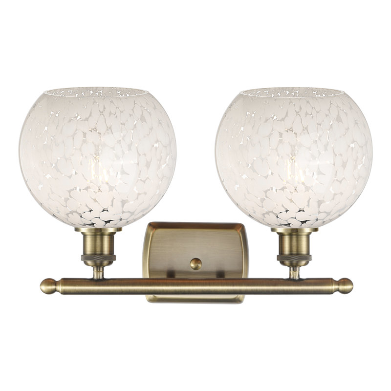 Bienek 2 - Light Dimmable Vanity Light, Antique Brass