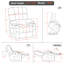 Fauteuil inclinable électrique à deux moteurs avec massage et chaleur, position infinie-88613214