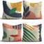 Ensemble de housse de coussin lavable et repassable 4 pièces