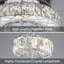 Modern Dimmable Crystal Chandelier-257487378