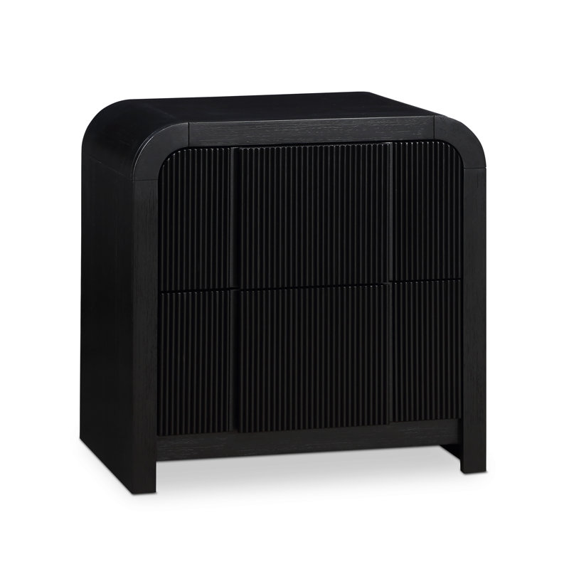 Ishana 26'' W Nightstand, Black