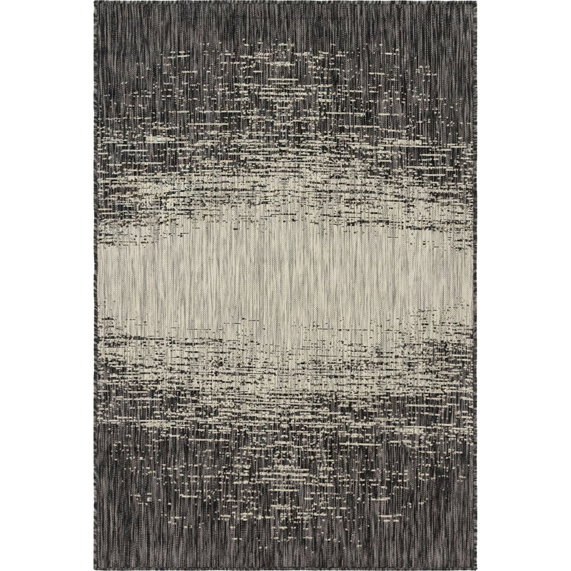 Tapis extérieur Iris gris plomb, Rectangle 4 pi x 6 pi