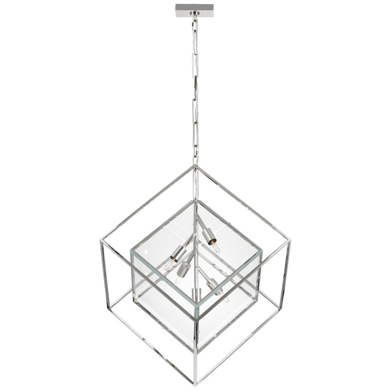 Kelly Wearstler Cubed X-Large Pendant, Polished Nickel