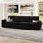 Velvet Sectional Sofa Bed Sleeper-1820958724