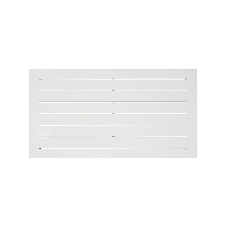 Lilah White Aluminum Coffee Table