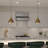 Elodie 1 - Light Brass Dome Pendant-303885084-303885086