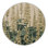 Machine Washable Botanical Beige Area Rug