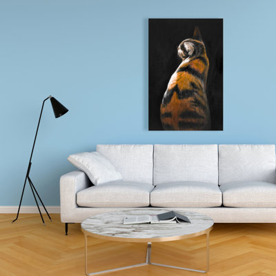 Chat tacheté - Toile de chambre féline pour la maison | Reproduction d'art