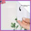 Rideaux de douche verts à motif floral extra longs-1202091797