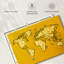 Carte du monde jaune Aliaz-107687432