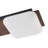 3-light Dimmable Led Flush Mount